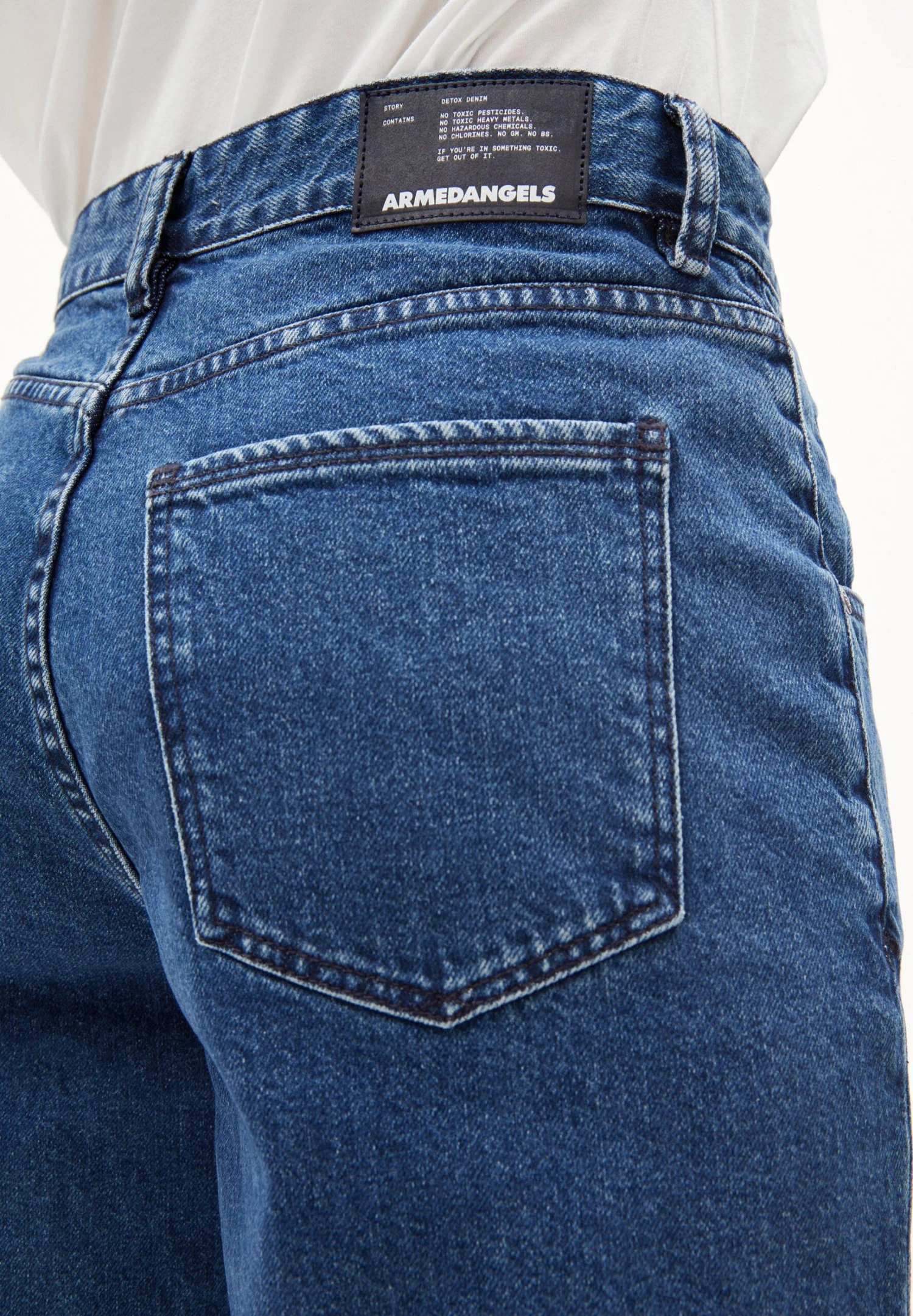 Armedangels Haayi - Straight Leg Jeans - Hyper Blue 10 Armedangels Haayi - Straight Leg Jeans - Hyper Blue - Afbeelding 10