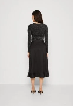 Vila Viellette Wrap - A-Lijn Rok - Black -Only Mode Winkel 72ad9eadc824469684e9e71052809246