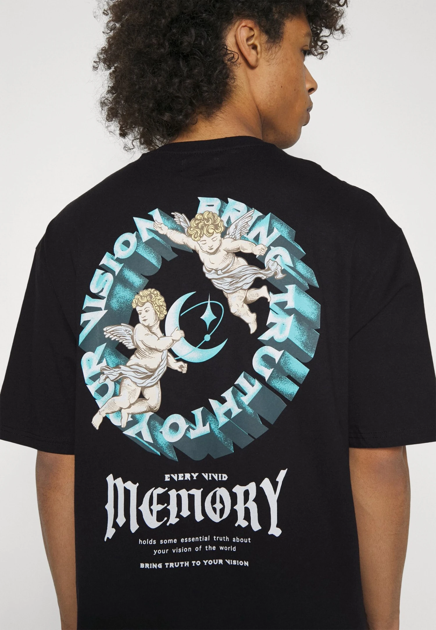 YOURTURN Unisex - T-Shirt Print - Black 5 YOURTURN Unisex - T-Shirt Print - Black - Afbeelding 5