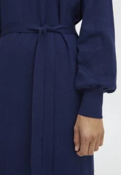 Fransa Frblume - Gebreide Jurk - Medieval Blue -Only Mode Winkel 73ae589b33a243238f11e92dbf62bae2