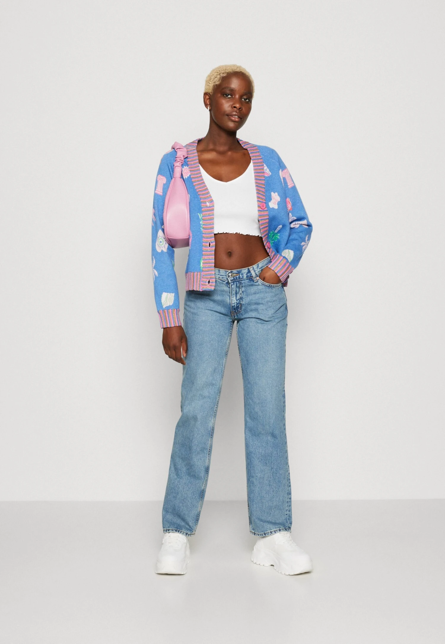 Gina Tricot Low - Straight Leg Jeans - Tinted Blue 2 Gina Tricot Low - Straight Leg Jeans - Tinted Blue - Afbeelding 2