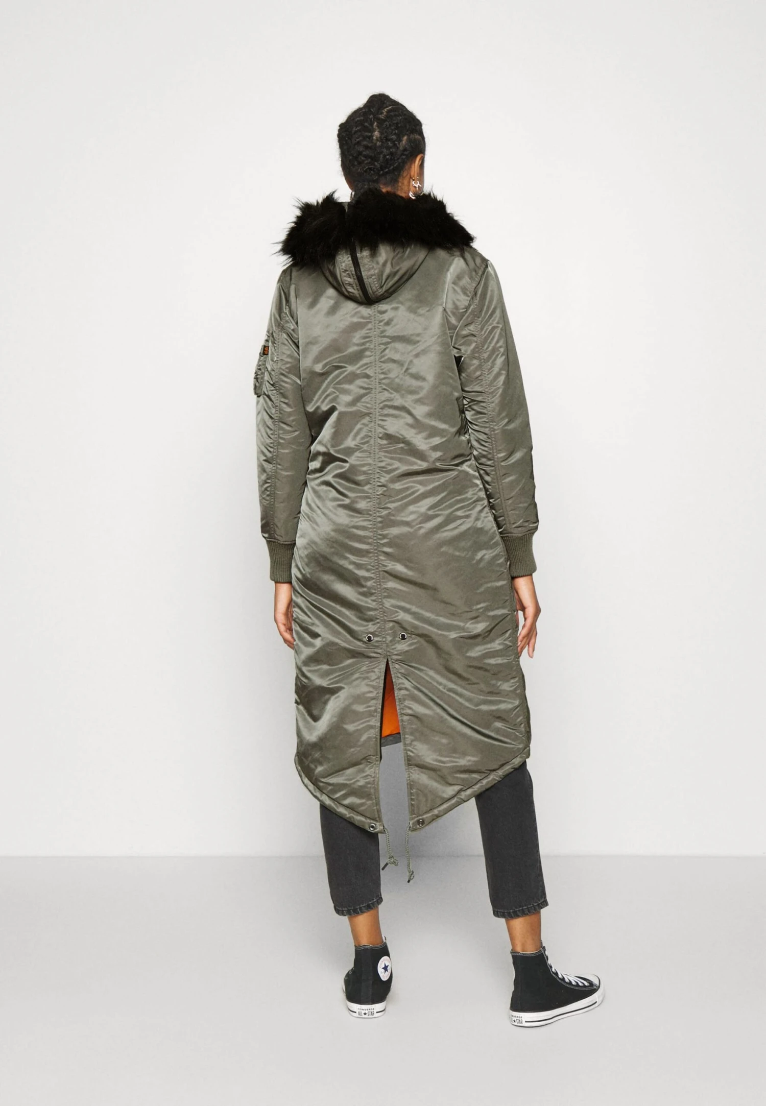 Alpha Industries Long Fishtail - Parka - Vintage Green 3 Alpha Industries Long Fishtail - Parka - Vintage Green - Afbeelding 3