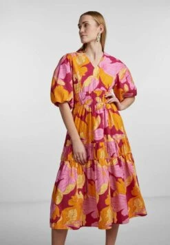 YAS Filippa - Jurk - Fuchsia Purple