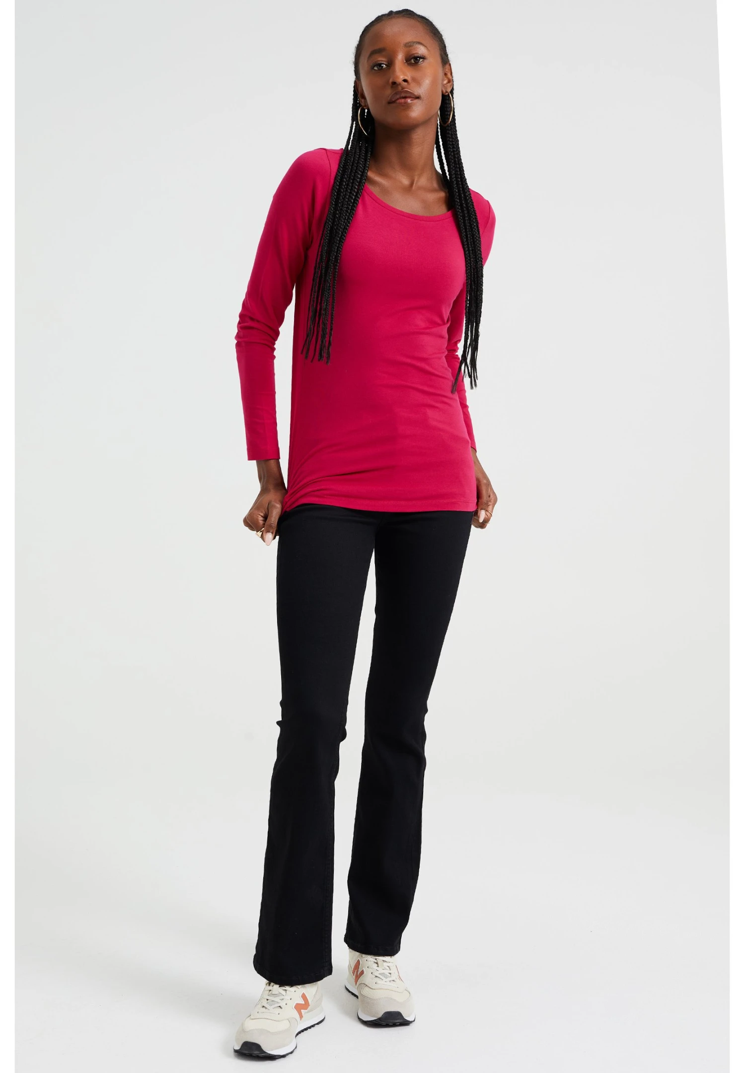 WE FASHION Longsleeve - Pink 2 WE FASHION Longsleeve - Pink - Afbeelding 2