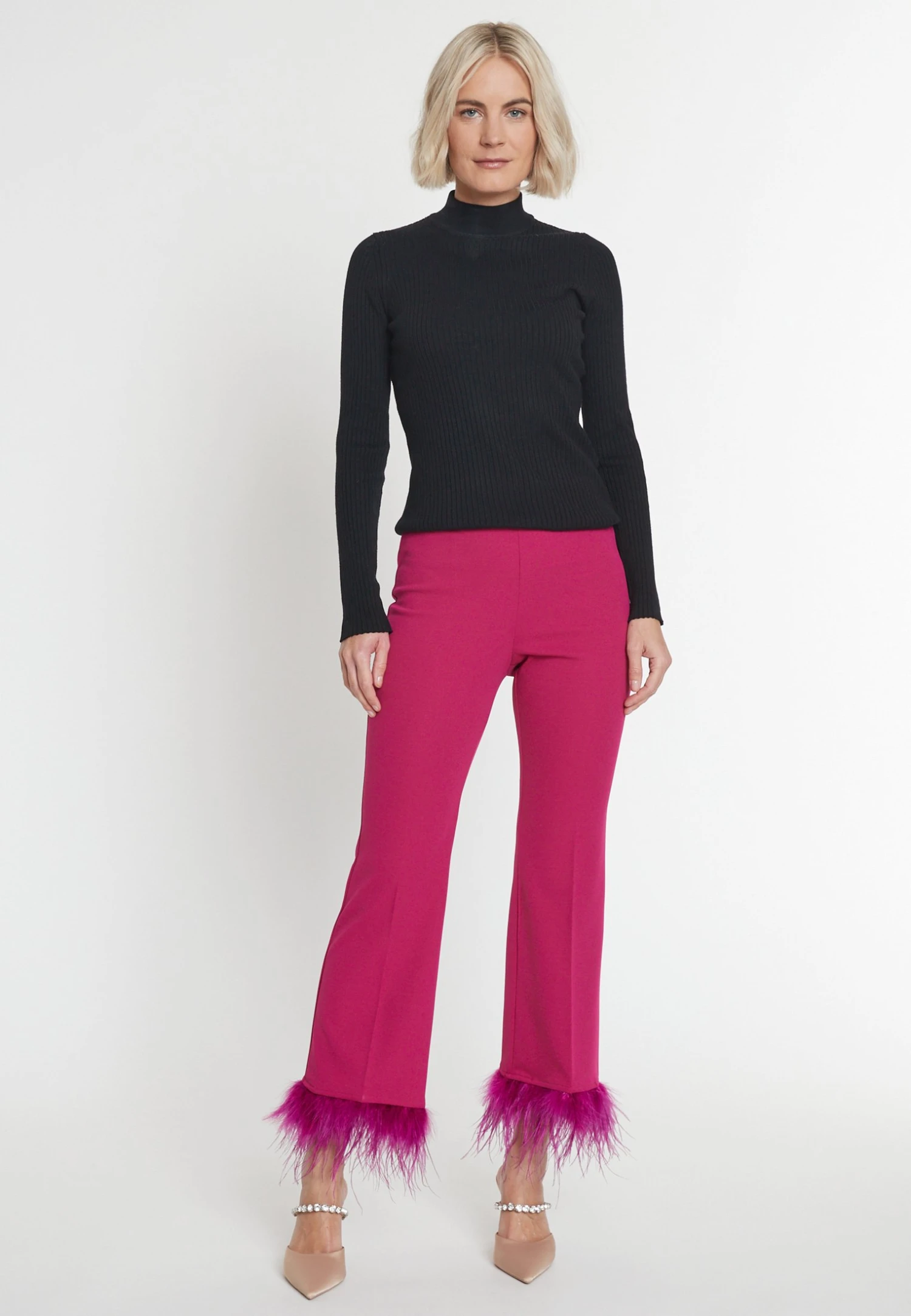 Ana Alcazar Merina - Broek - Fuchsia 1 Ana Alcazar Merina - Broek - Fuchsia