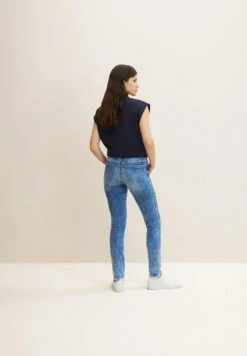 Tom Tailor Slim Fit Jeans - Destroyed Mid Stone Blue Denim 7 Tom Tailor Slim Fit Jeans - Destroyed Mid Stone Blue Denim -Only Mode Winkel 75d9c66d79d14a589708e503933099e4