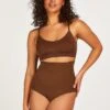 Hunkemöller Seamless Enhancing High Waisted Knickers - Shapewear - Brown