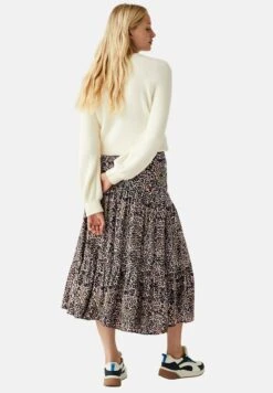 Marks & Spencer Animal Tired Midaxi - A-Lijn Rok - Natural Mix 5 Marks & Spencer Animal Tired Midaxi - A-Lijn Rok - Natural Mix -Only Mode Winkel 76789f25a8c646c4803013738c611182