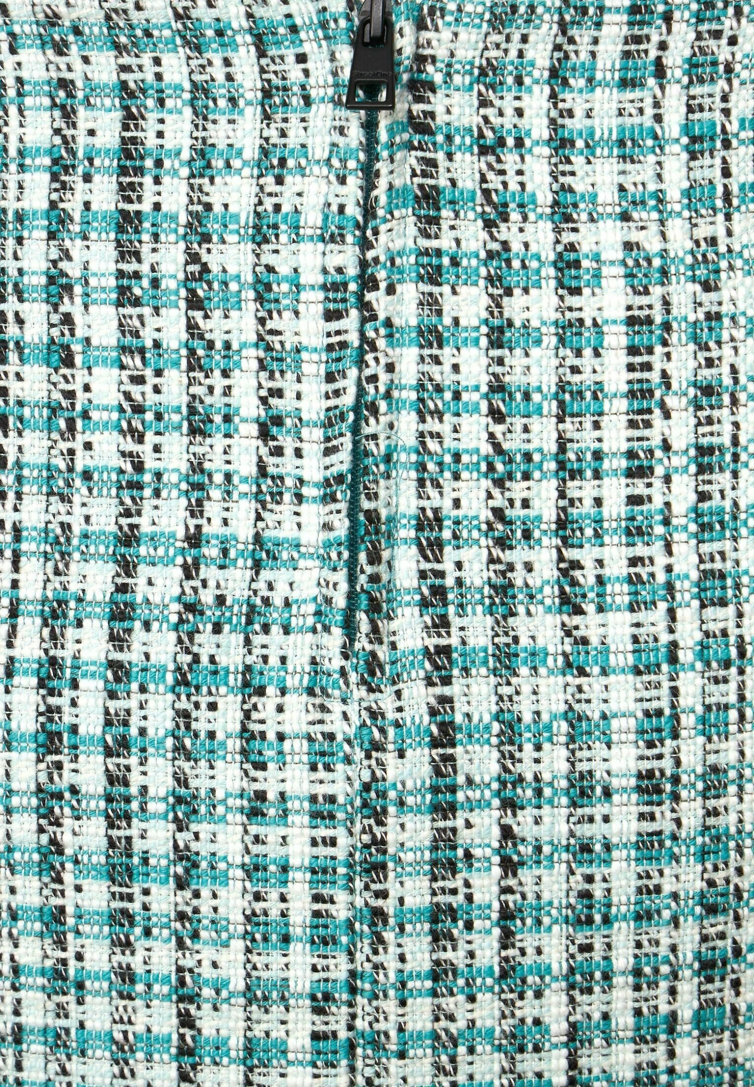 STREET ONE Bouclé- A-Lijn Rok - Grün 7 STREET ONE Bouclé- A-Lijn Rok - Grün - Afbeelding 7