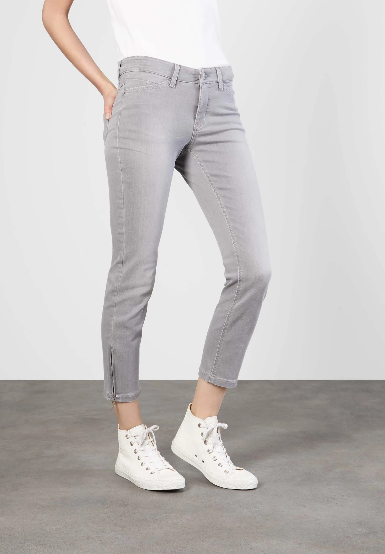 Grautöne - Slim Fit Jeans - Grey 1 Grautöne - Slim Fit Jeans - Grey