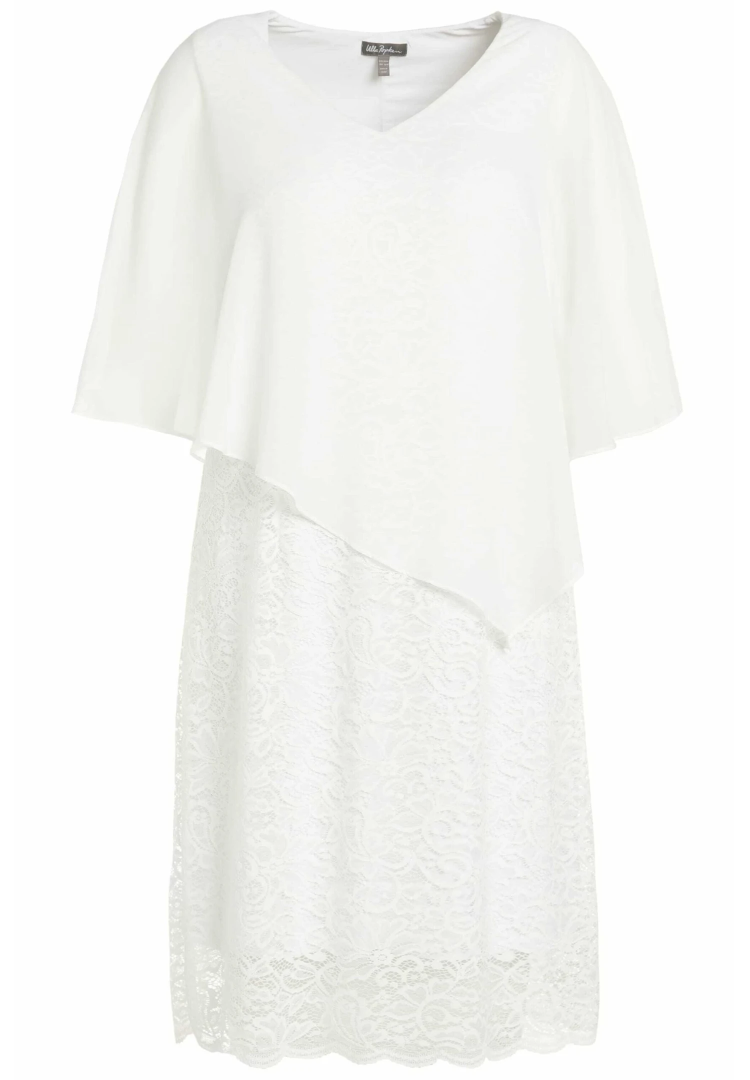 Ulla Popken Cocktailjurk - Offwhite 4 Ulla Popken Cocktailjurk - Offwhite - Afbeelding 4