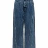 Neobea Wide - Straight Leg Jeans - Dark Blue Denim