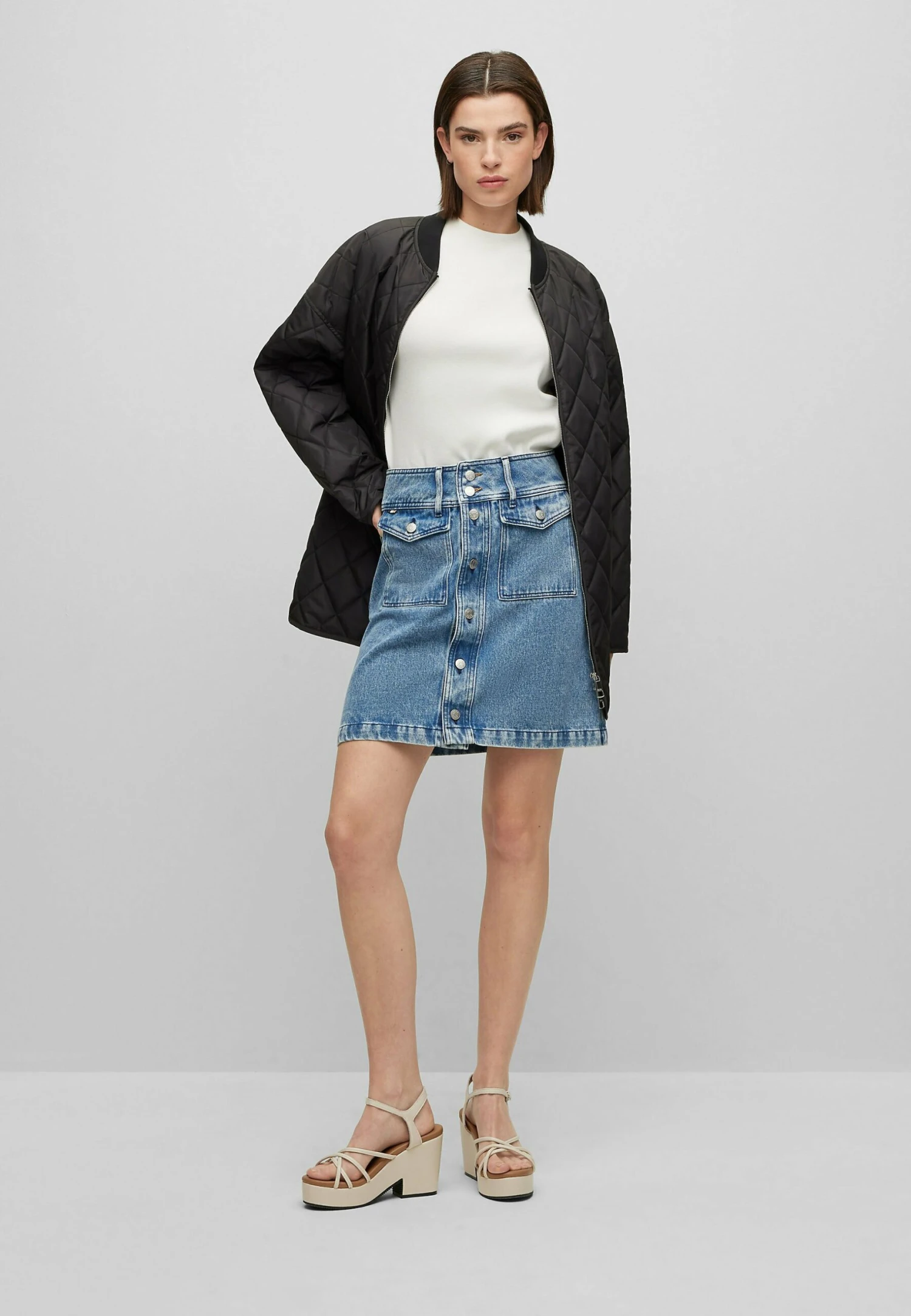 Boss Jeansrok - Dark Blue Twelve 2 Boss Jeansrok - Dark Blue Twelve - Afbeelding 2