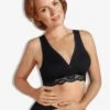Carriwell Crossover Sleeping & Nursing Bra Organic - Bustier - Black