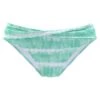 S.Oliver Bikinibroekje - Türkis/Weiß