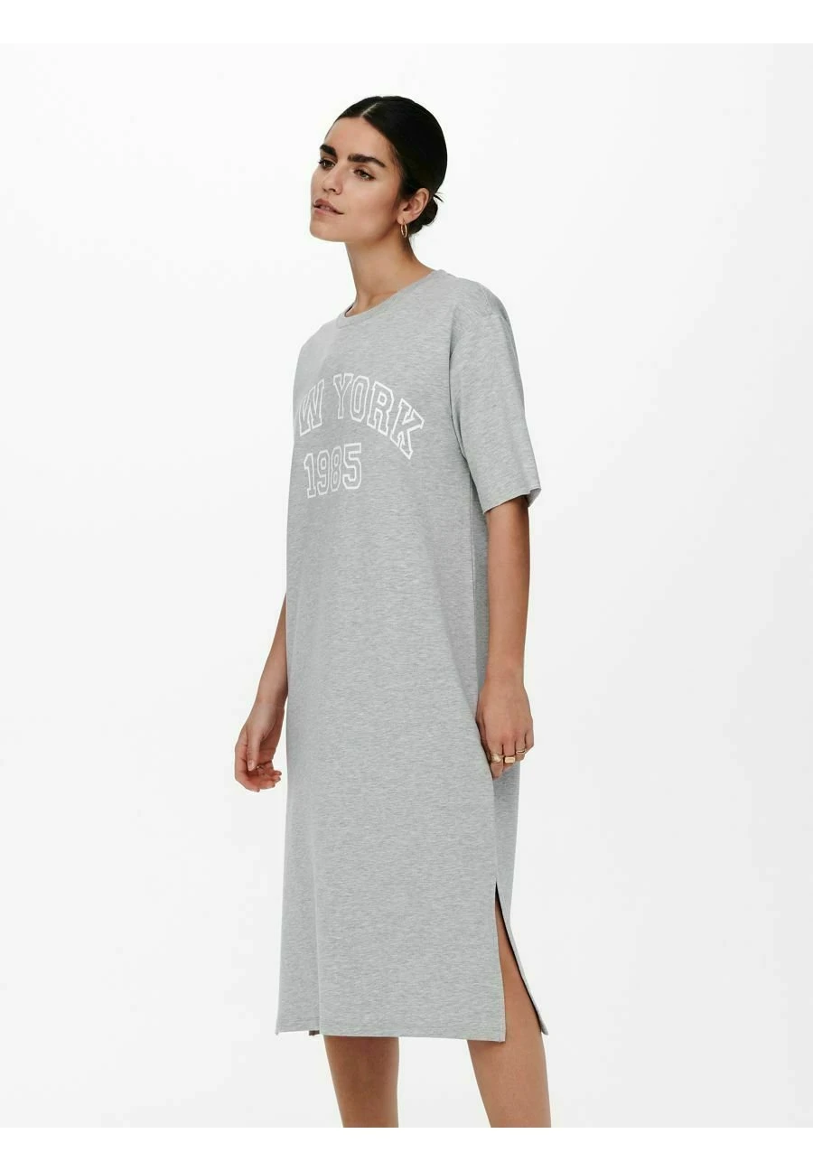 ONLY Jurk - Light Grey Melange 1 ONLY Jurk - Light Grey Melange