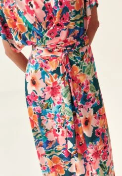 Milenno - Jurk - Turquise -Only Mode Winkel 7930d57694ac4fc88a7765f48630dc7d