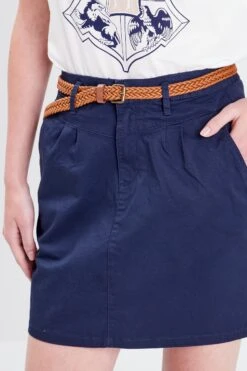 Chino Mit Gürtel - Minirok - Bleu Marine 9 Chino Mit Gürtel - Minirok - Bleu Marine -Only Mode Winkel 798c248e6b6d4451a426a741d2487c7d