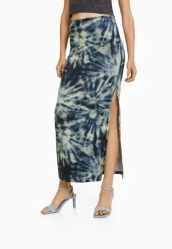 BERSHKA Maxirok - Blue