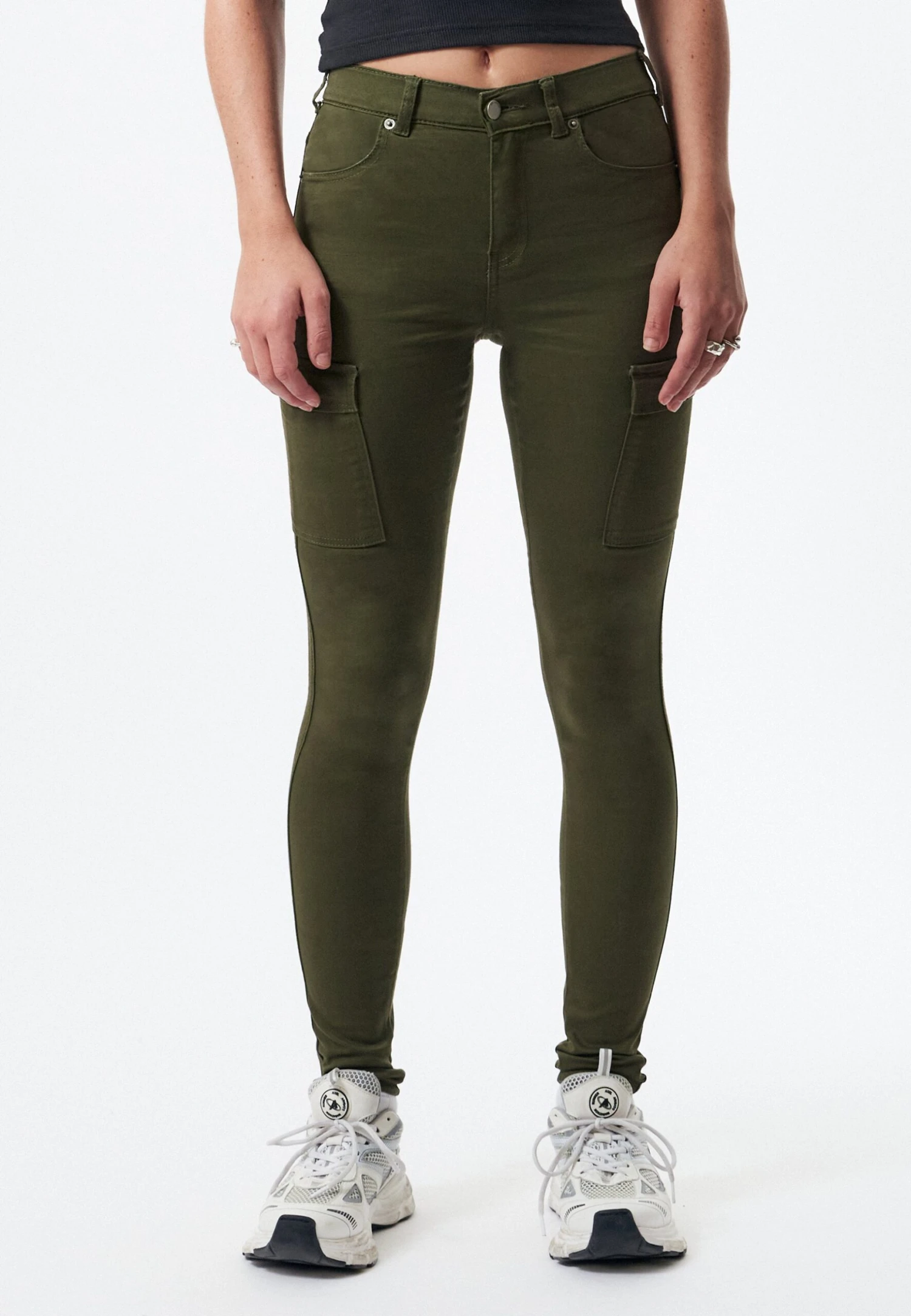 Dr. Denim Lexy - Cargobroek - Dark Emerald 3 Dr. Denim Lexy - Cargobroek - Dark Emerald - Afbeelding 3