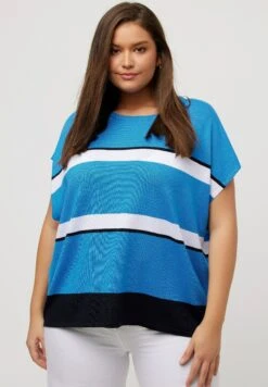 Ulla Popken Streifen Halbarm - T-Shirt Print - Stahlblau 7 Ulla Popken Streifen Halbarm - T-Shirt Print - Stahlblau -Only Mode Winkel 7a2acc847822464fba0c991be7cb6fb6