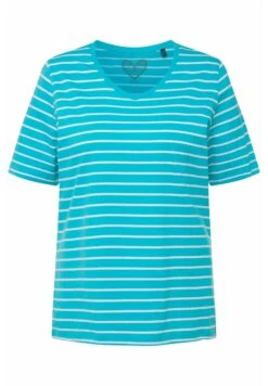 Ulla Popken T-Shirt Print - Deep Aqua 7 Ulla Popken T-Shirt Print - Deep Aqua -Only Mode Winkel 7a67251a27d3460d9b5e91dcb41ba61b