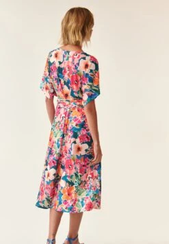 Milenno - Jurk - Turquise -Only Mode Winkel 7ae16c2bb8f848d6a9c2de7beff9111c