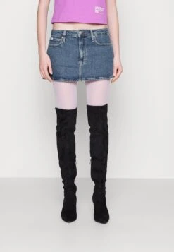Calvin Klein Jeans Micro Mini Skirt - Minirok - Denim Medium
