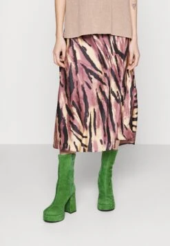 Pieces Pcmonalise Midi Skirt - A-Lijn Rok - Chicory Coffee