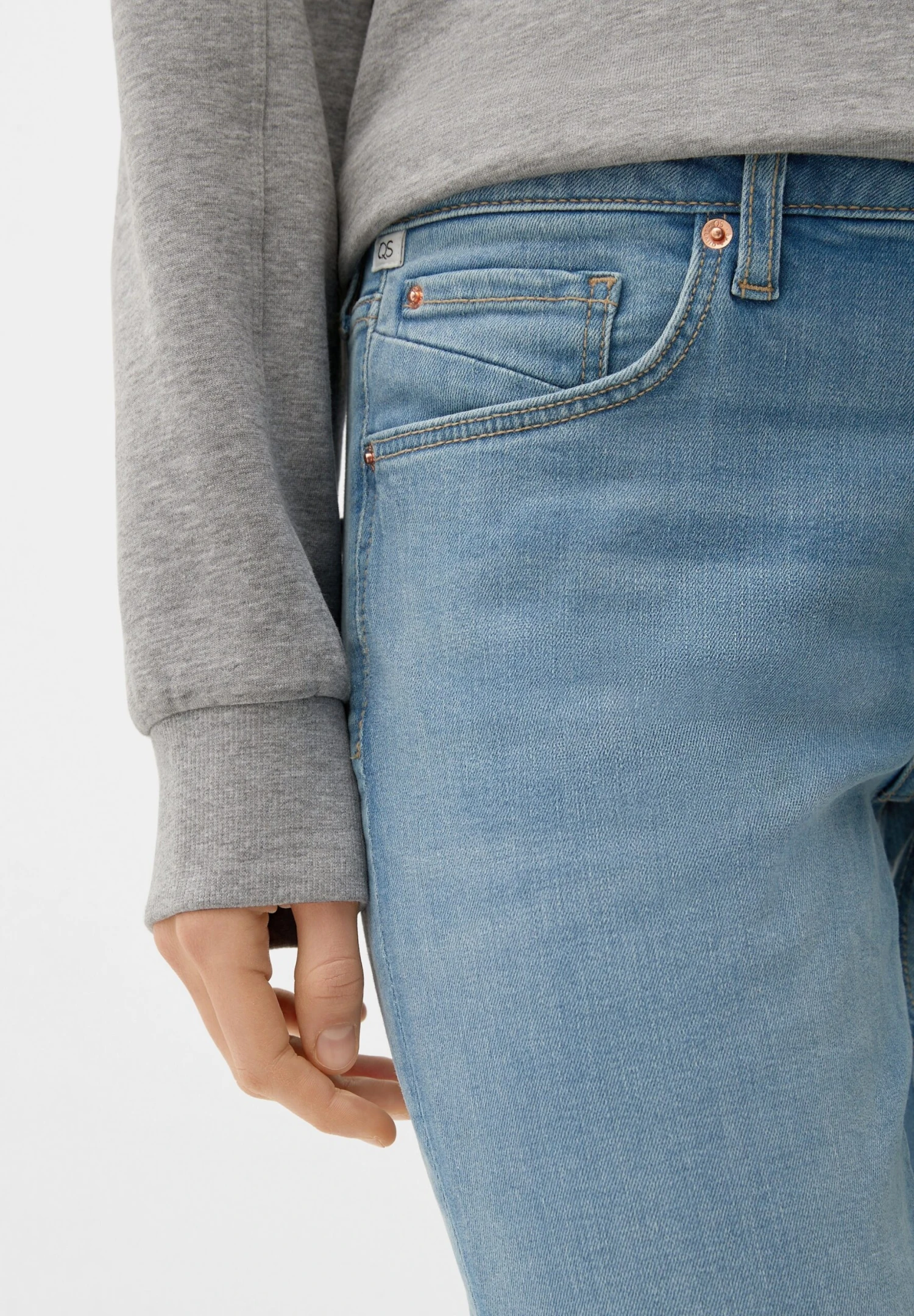 QS By S.Oliver ImPocket Stil - Slim Fit Jeans - Hellblau 3 QS By S.Oliver ImPocket Stil - Slim Fit Jeans - Hellblau - Afbeelding 3