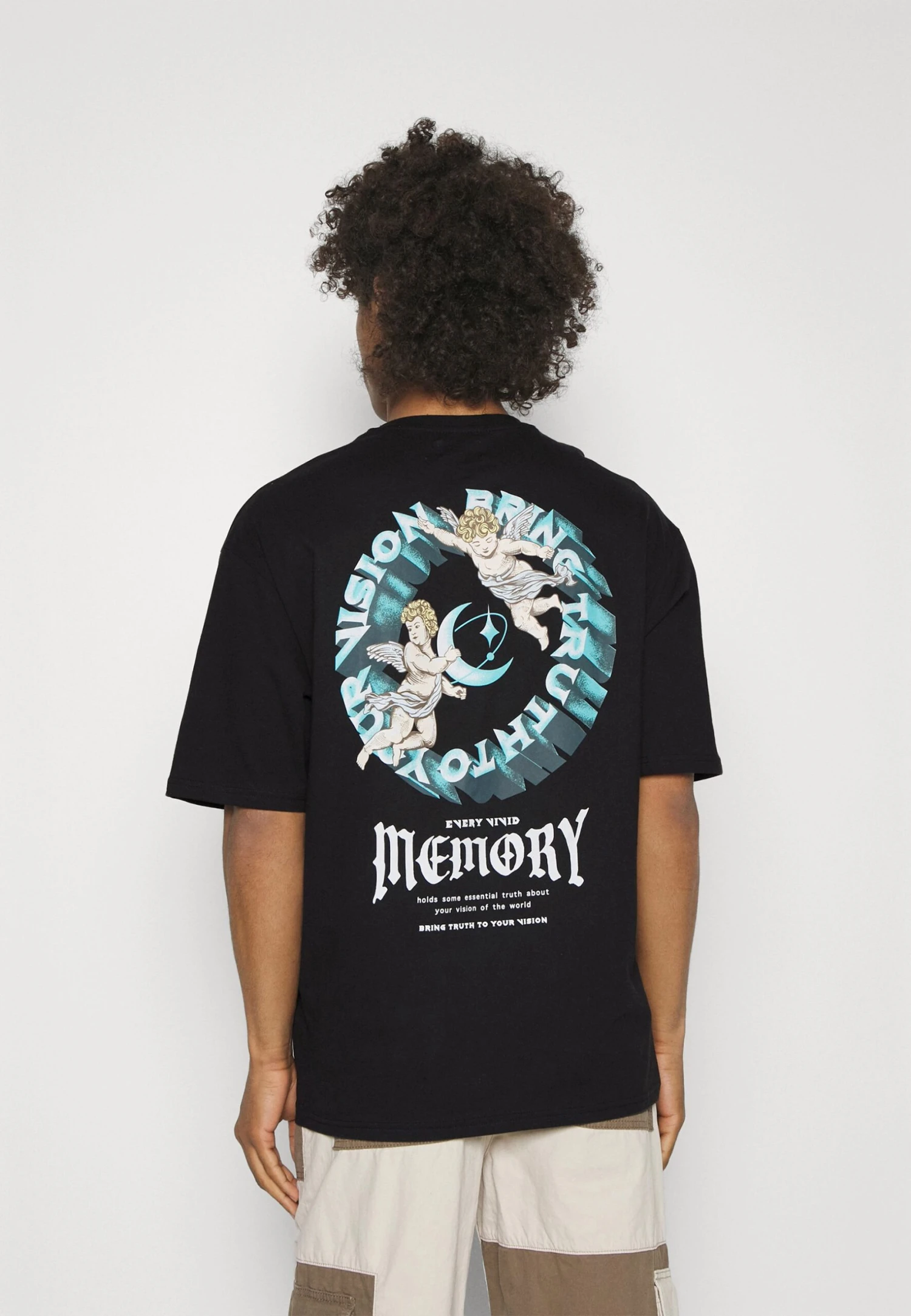 YOURTURN Unisex - T-Shirt Print - Black 3 YOURTURN Unisex - T-Shirt Print - Black - Afbeelding 3