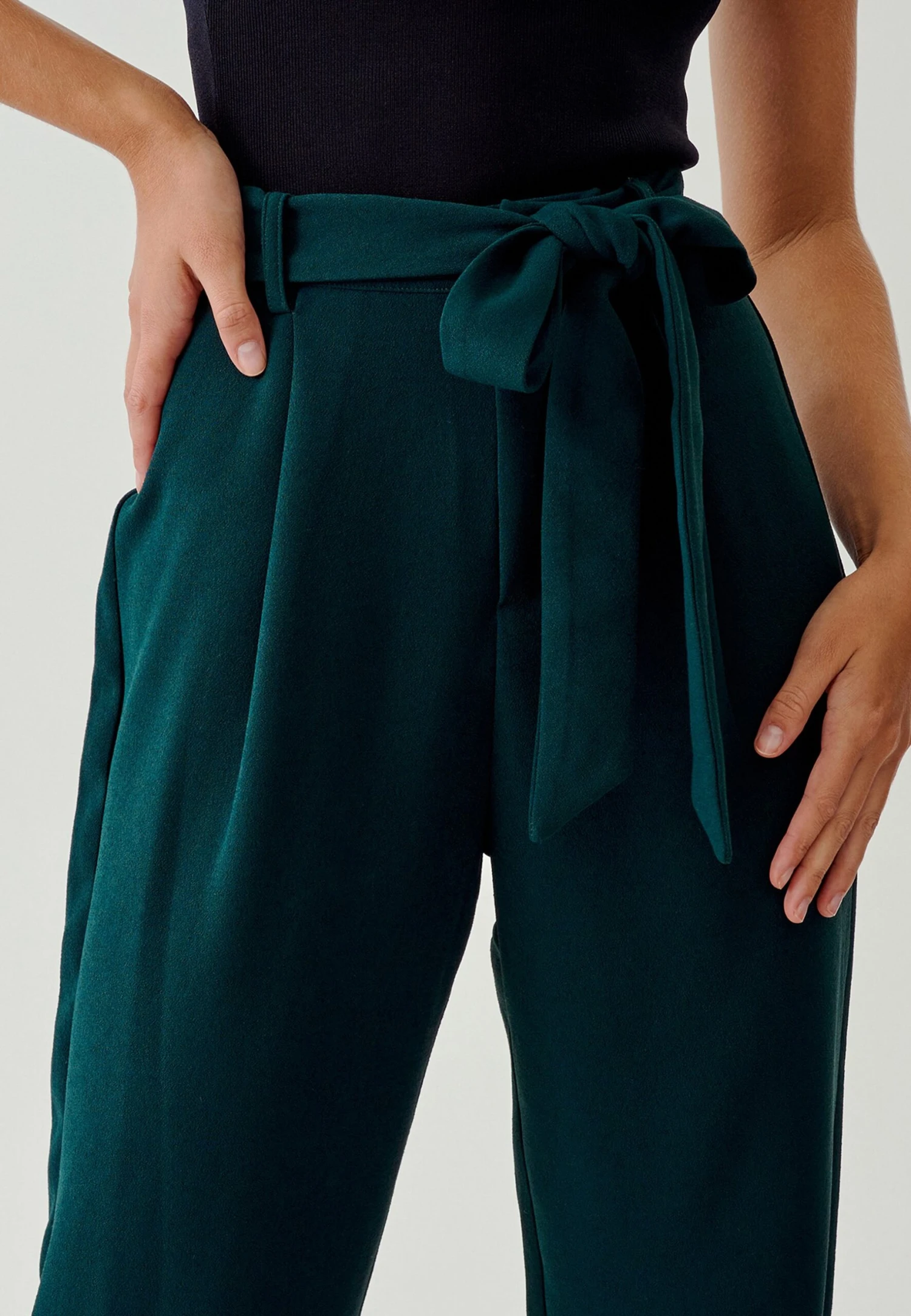 Tussah Alana- Broek - Emerald 4 Tussah Alana- Broek - Emerald - Afbeelding 4
