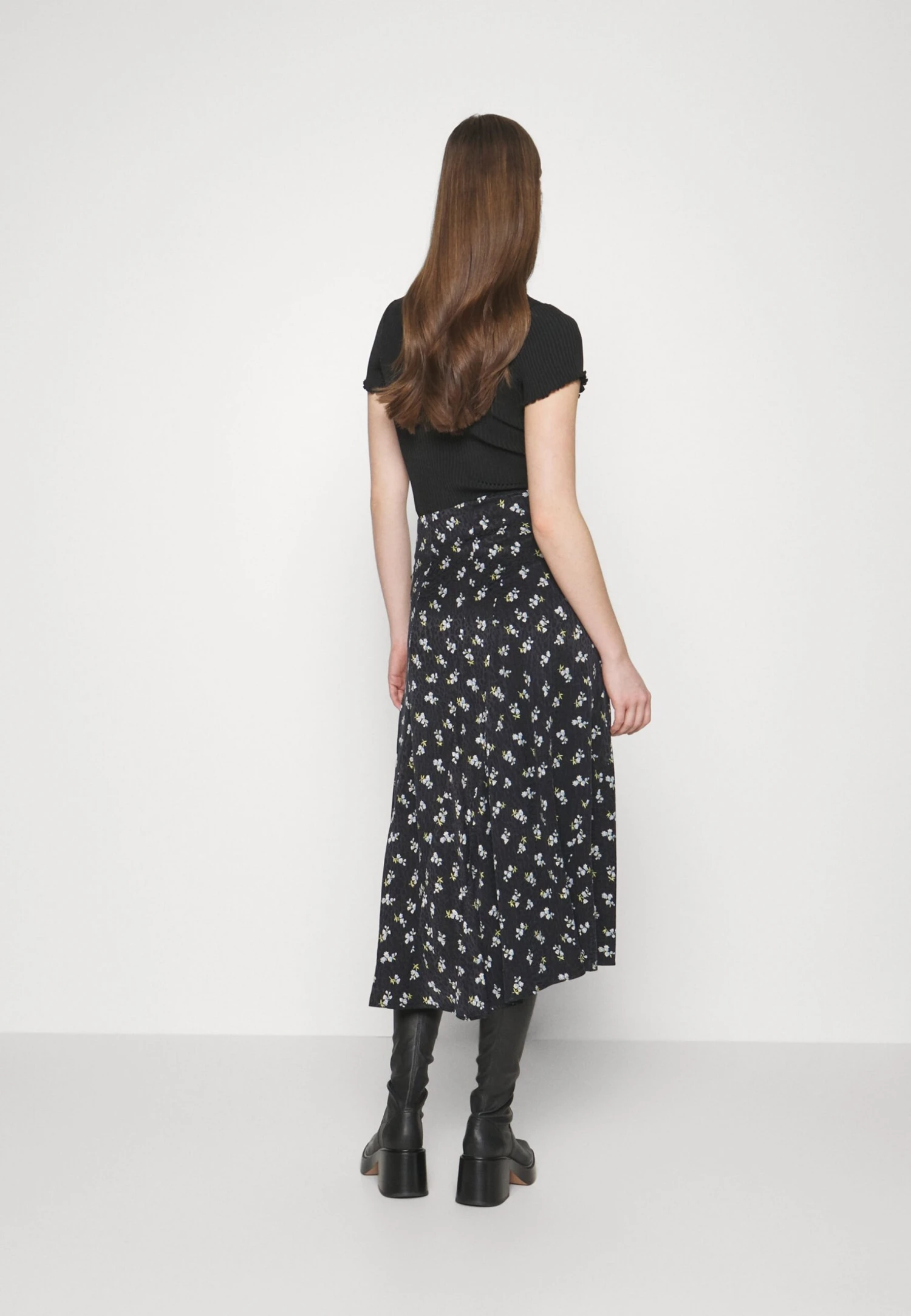 Maje A-Lijn Rok - Muguet Bleu 4 Maje A-Lijn Rok - Muguet Bleu - Afbeelding 4