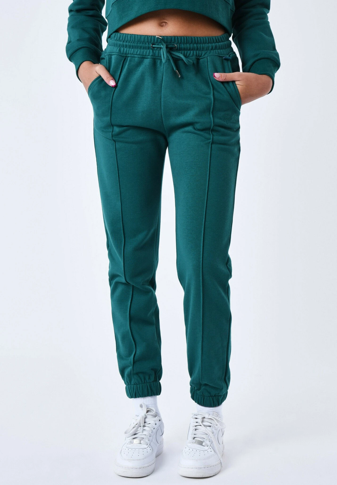 Basic Elastiqué - Trainingsbroek - Vert 1 Basic Elastiqué - Trainingsbroek - Vert