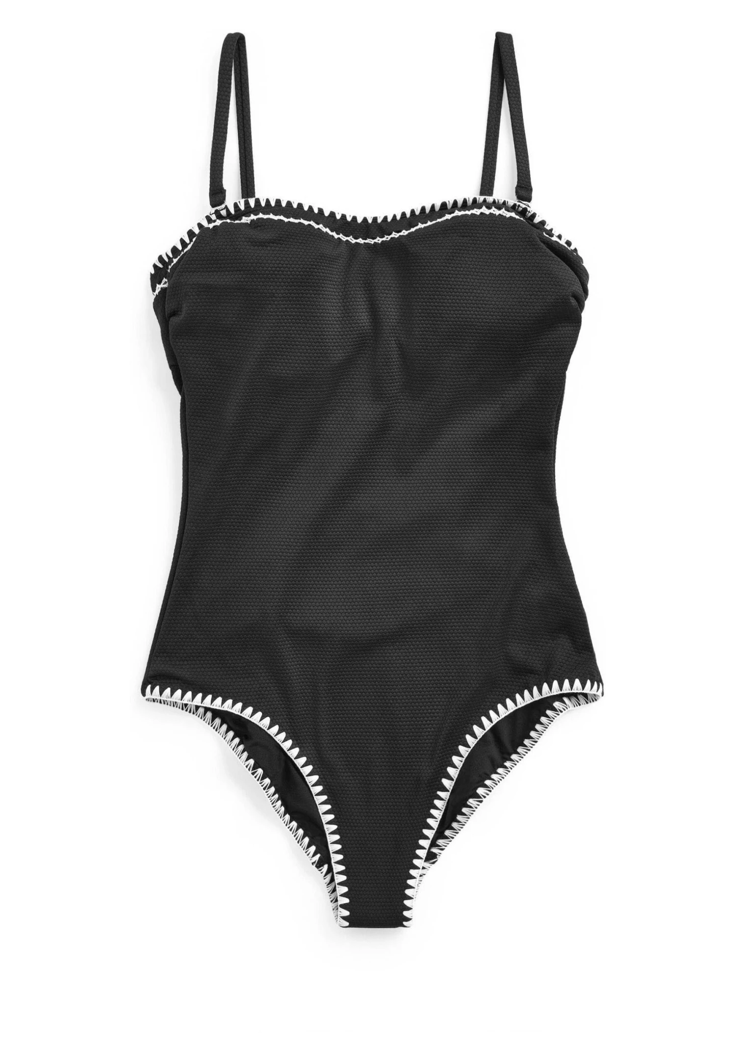 Tummy Control Crochet Stitch- Badpak - Black 4 Tummy Control Crochet Stitch- Badpak - Black - Afbeelding 4