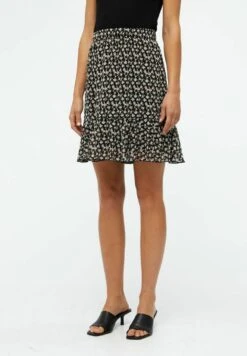 Object Mila- A-Lijn Rok - Black