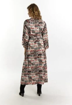 Usha Carnea - Jurk - Grau Dunkelrosa Mehrfarbig -Only Mode Winkel 806a2d1a25754bffb5bd8e0c126b0b74