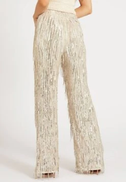 Guess Paillettenfransen - Broek - Weiß -Only Mode Winkel 80eeb07357784de79b68c14a583cacbc