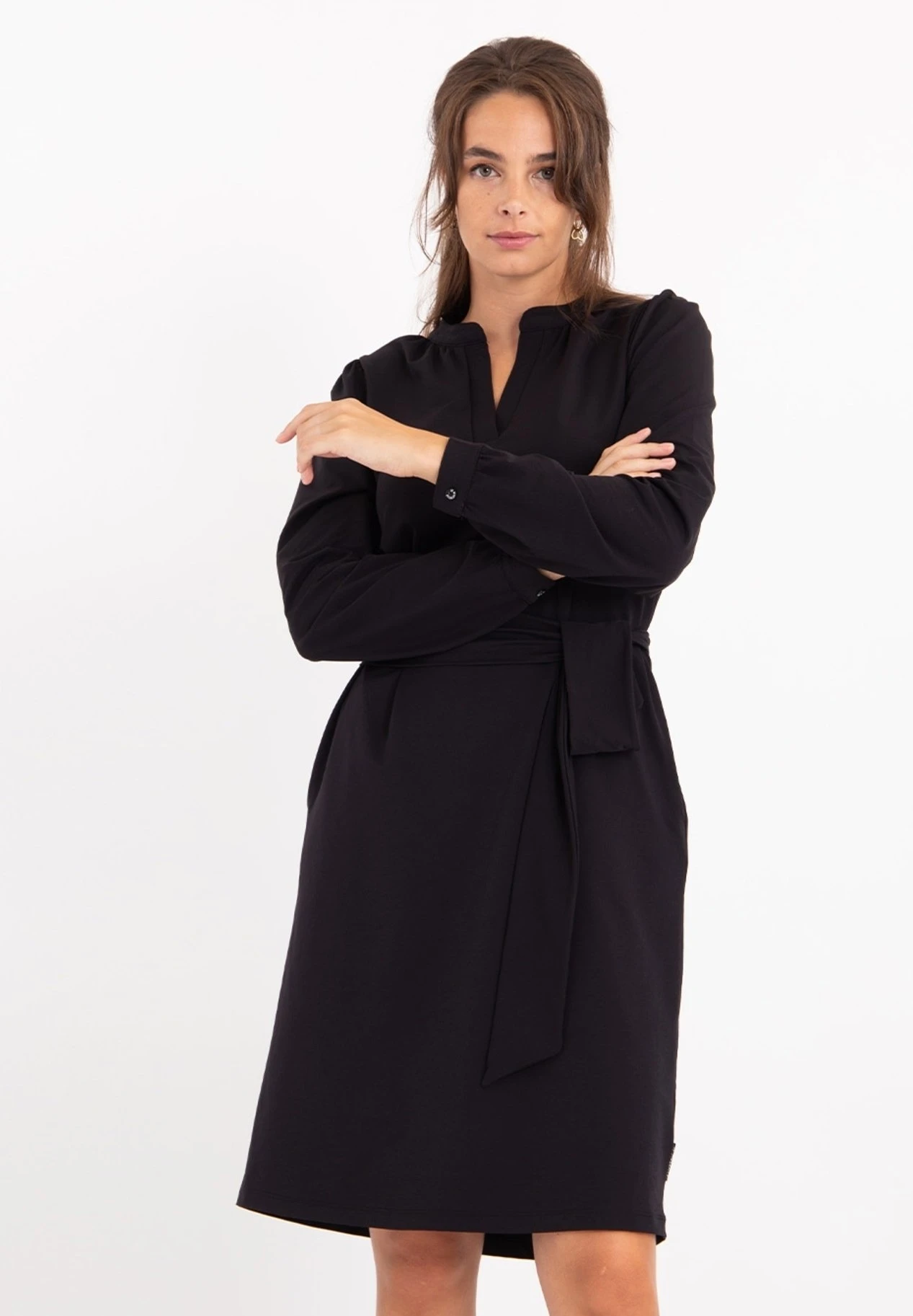 La Travel Chérie - Jerseyjurk - Zwart 8 La Travel Chérie - Jerseyjurk - Zwart - Afbeelding 8