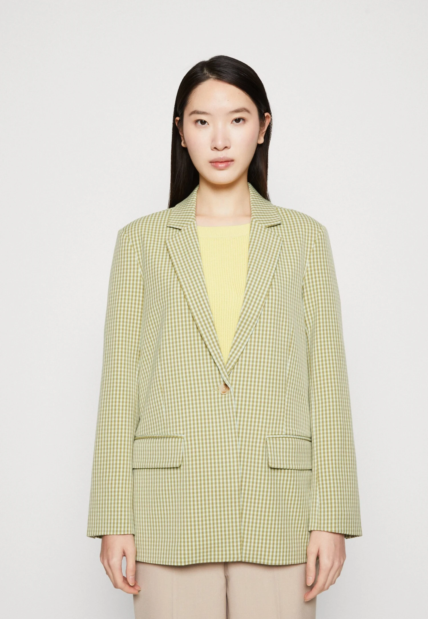 MOSS COPENHAGEN Jerica Jaida - Halflange Jas - Blue 1 MOSS COPENHAGEN Jerica Jaida - Halflange Jas - Blue