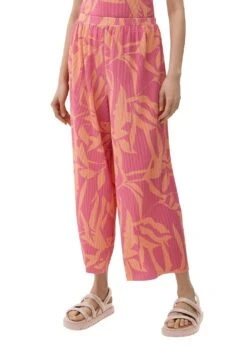 S.Oliver Culotte Mit Pliseefalten - Broek - Pink -Only Mode Winkel 81ce346ac91943fe85f073b19a375e9e
