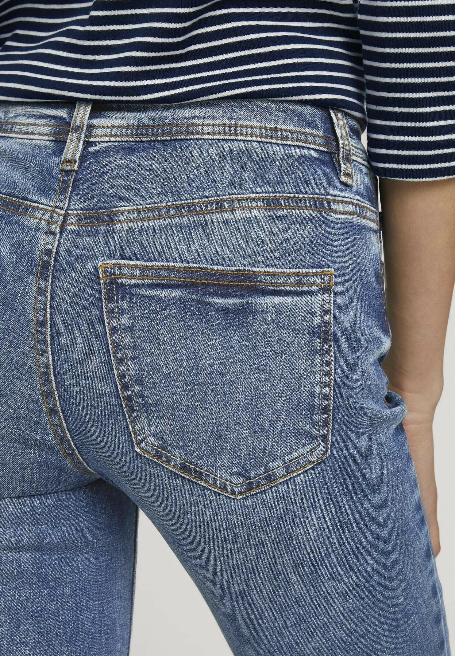 Tom Tailor Alexa - Straight Leg Jeans - Random BleachedBlue Denim 4 Tom Tailor Alexa - Straight Leg Jeans - Random BleachedBlue Denim - Afbeelding 4