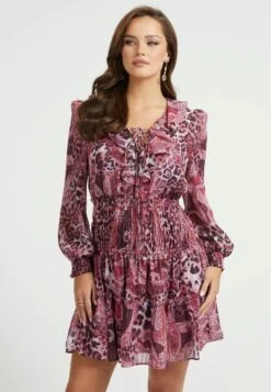 Guess Mit Paisley Print - Cocktailjurk - Violett