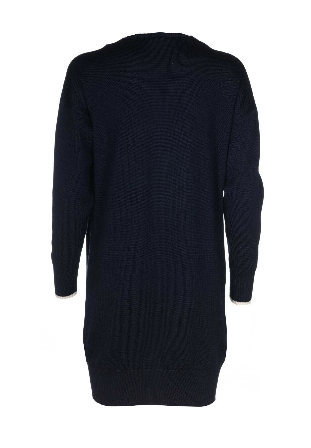 LUISA SPAGNOLI Maldive - Gebreide Jurk - Blu Navy Panna Bianco 5 LUISA SPAGNOLI Maldive - Gebreide Jurk - Blu Navy Panna Bianco - Afbeelding 5