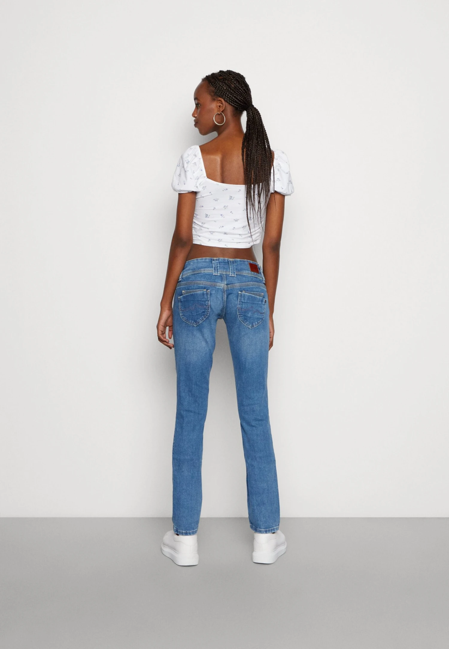 Pepe Jeans Venus Straight Fit Low Waist - Straight Leg Jeans - Blue 3 Pepe Jeans Venus Straight Fit Low Waist - Straight Leg Jeans - Blue - Afbeelding 3