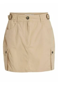 Vila Detailreicher - A-Lijn Rok - Warm Sand -Only Mode Winkel 83af0be09306459a8bae59a213141a1f