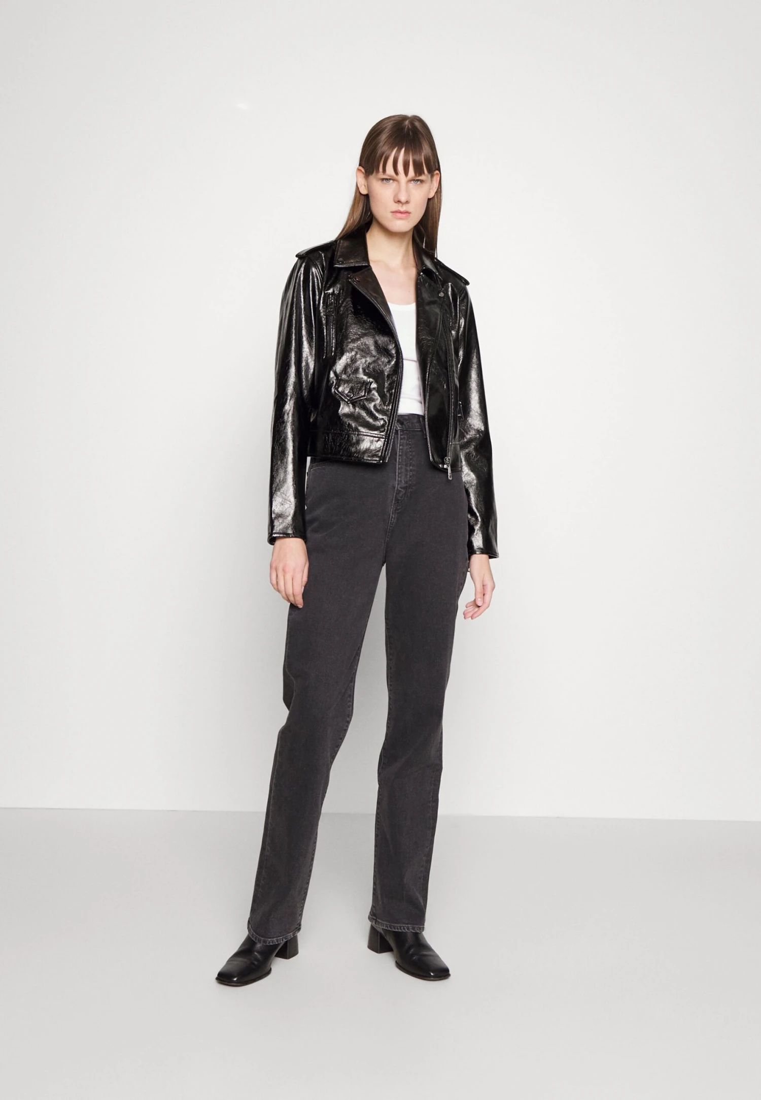 DL1961 Straight Leg Jeans - Black Denim 2 DL1961 Straight Leg Jeans - Black Denim - Afbeelding 2