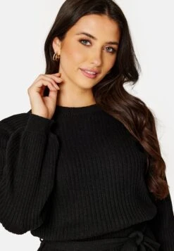 Amira - Gebreide Jurk - Black -Only Mode Winkel 852dd8938cd04771896c1f26ea72828f