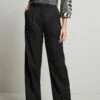 Next Tailored Wide Leg Standard - Broek - Black