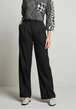 Next Tailored Wide Leg Standard - Broek - Black